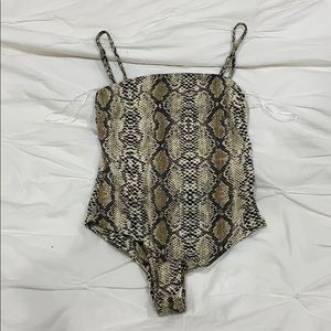 Snake skin bodysuit